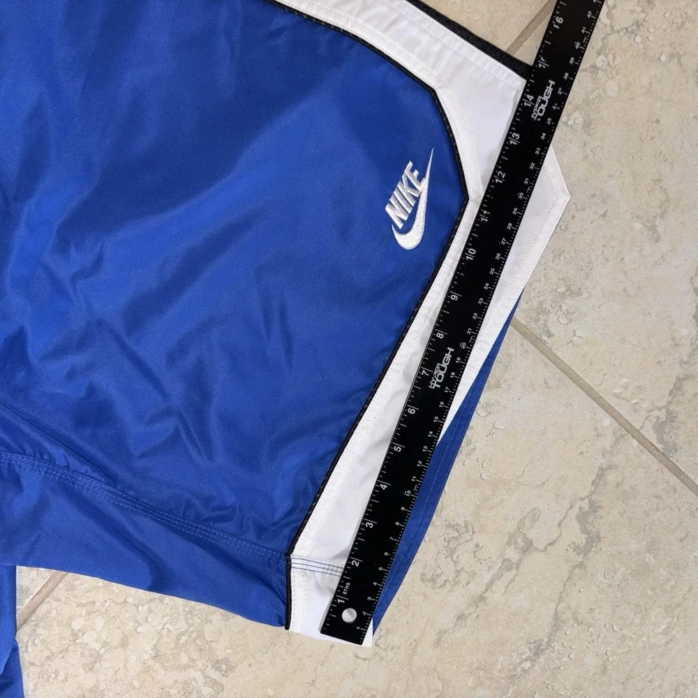 Nike Mens Swim Trunks Shorts Size 2XL Blue Mesh Lined Drawstring Wide Tall